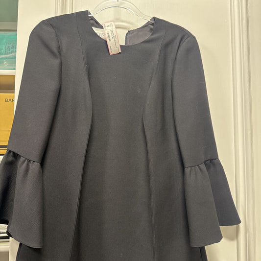 Black Bell Sleeve Mini Dress