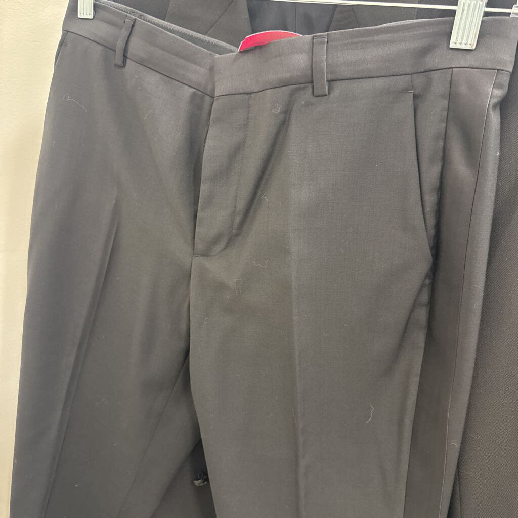 Black Cropped Trousers