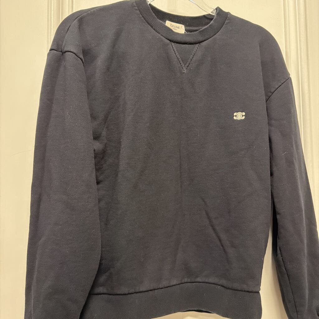 Black Cotton Triomphe Sweatshirt
