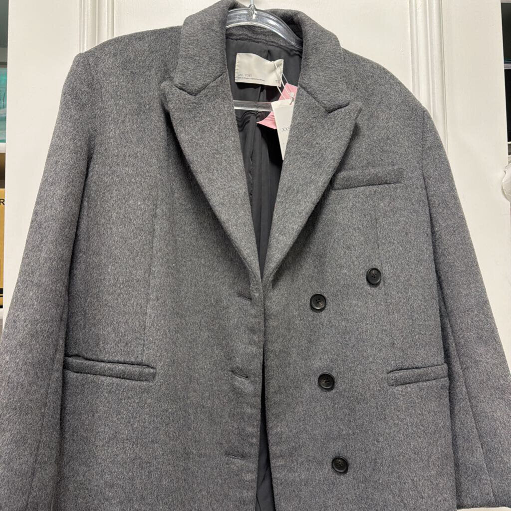 Gray Wool/Poly Coat (NWT)
