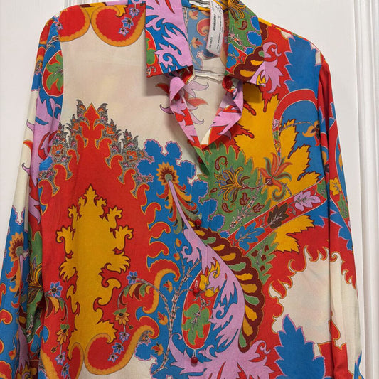 Multicolor Patterned Shirt