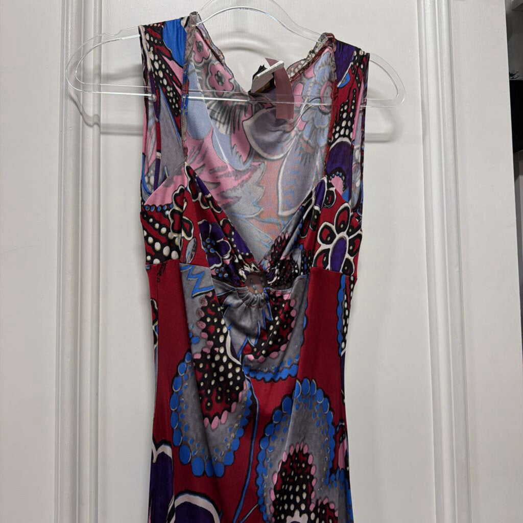 Multicolor Viscose Floral Dress