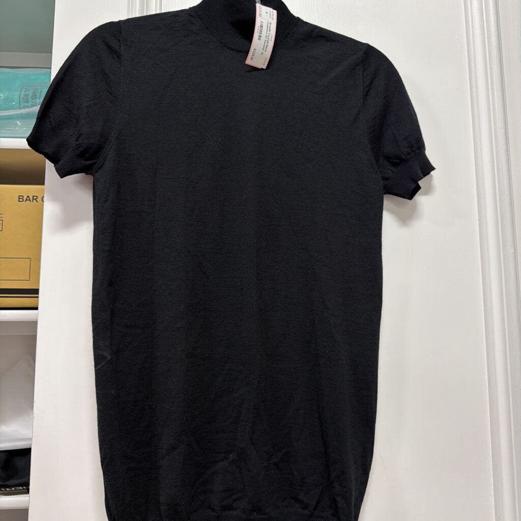 Black Cashmere SS Sweater