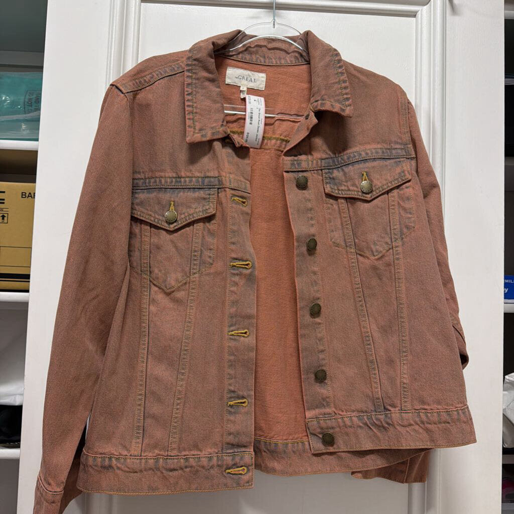 Rust Denim Jacket