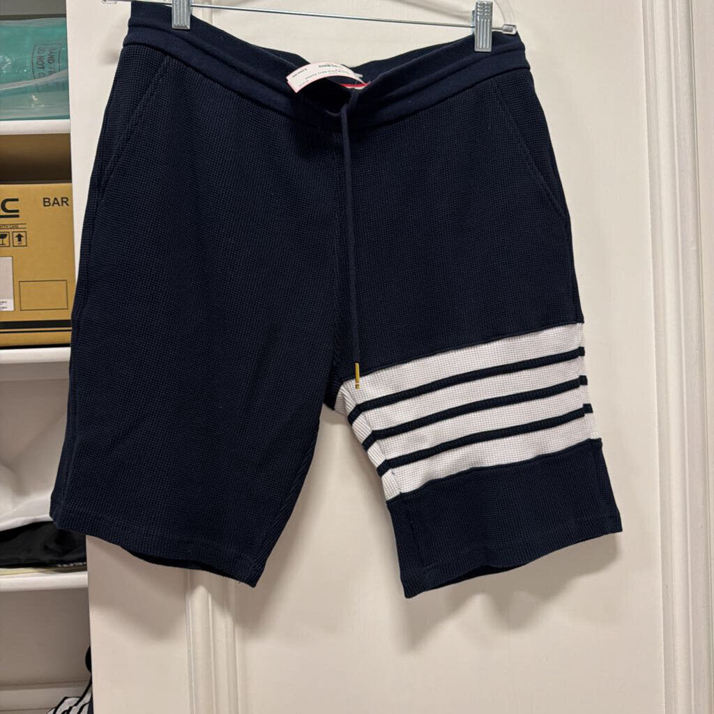 Navy Cotton Shorts