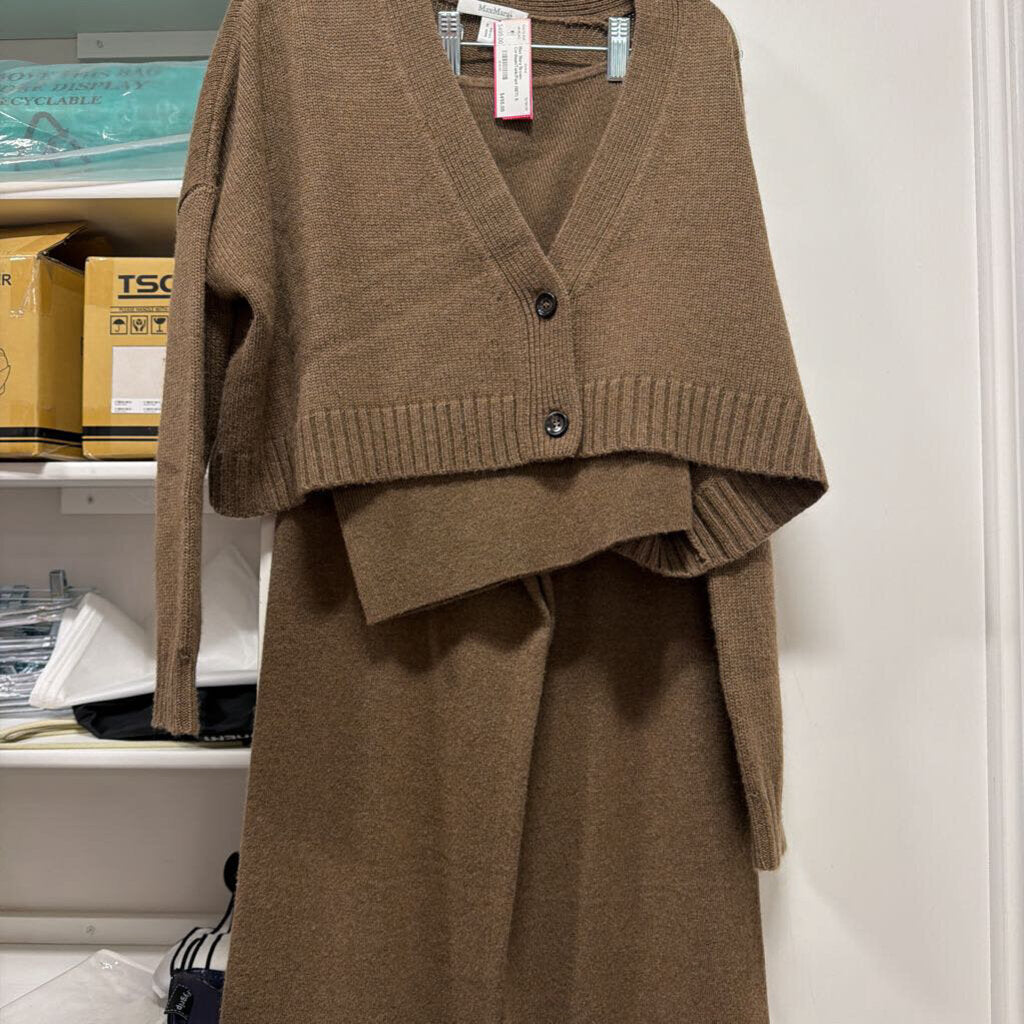 Brown Cardigan/Tank/Pant (SET)