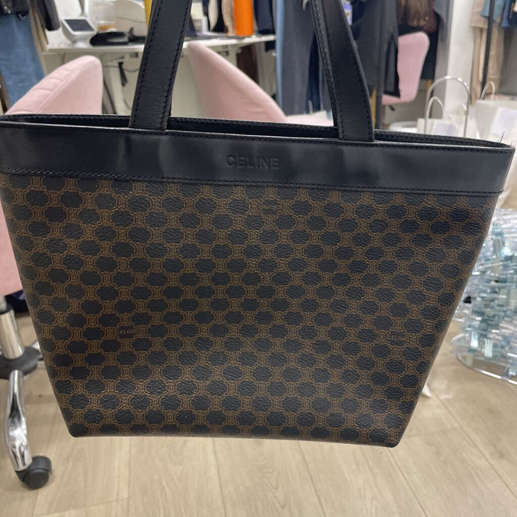 Macadam Coated Canvas Tote