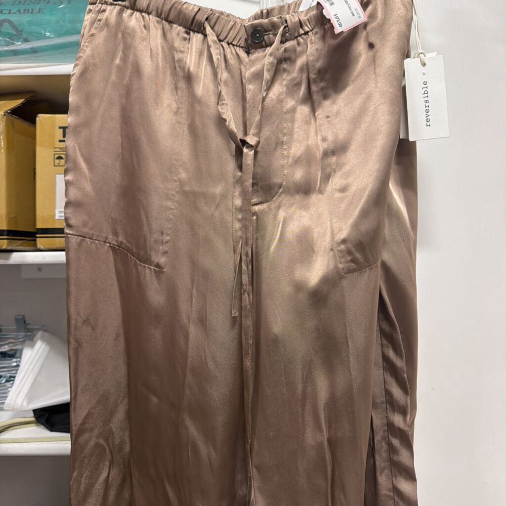 Bronze Acetate/Viscose Pant