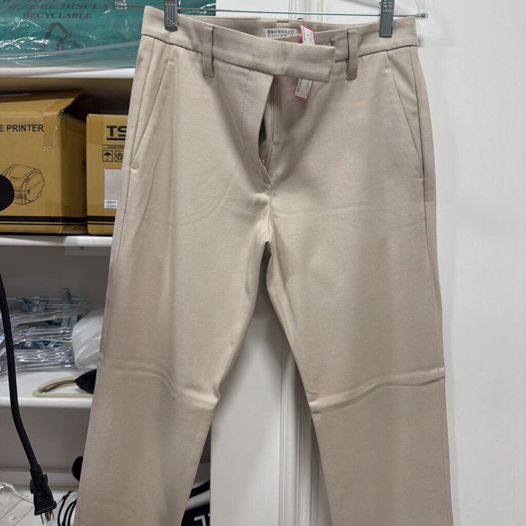 Tan Cotton Pants