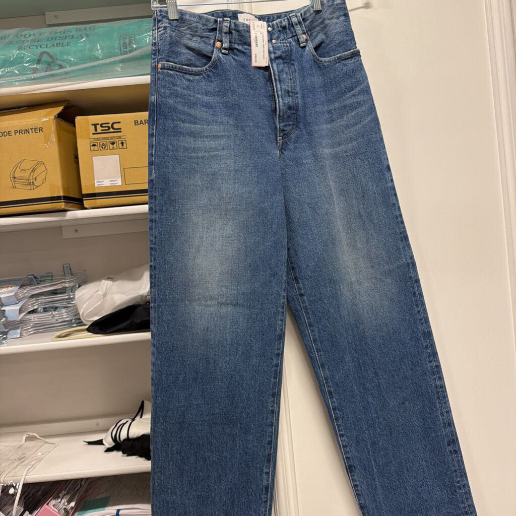 Blue Wide Leg Jeans