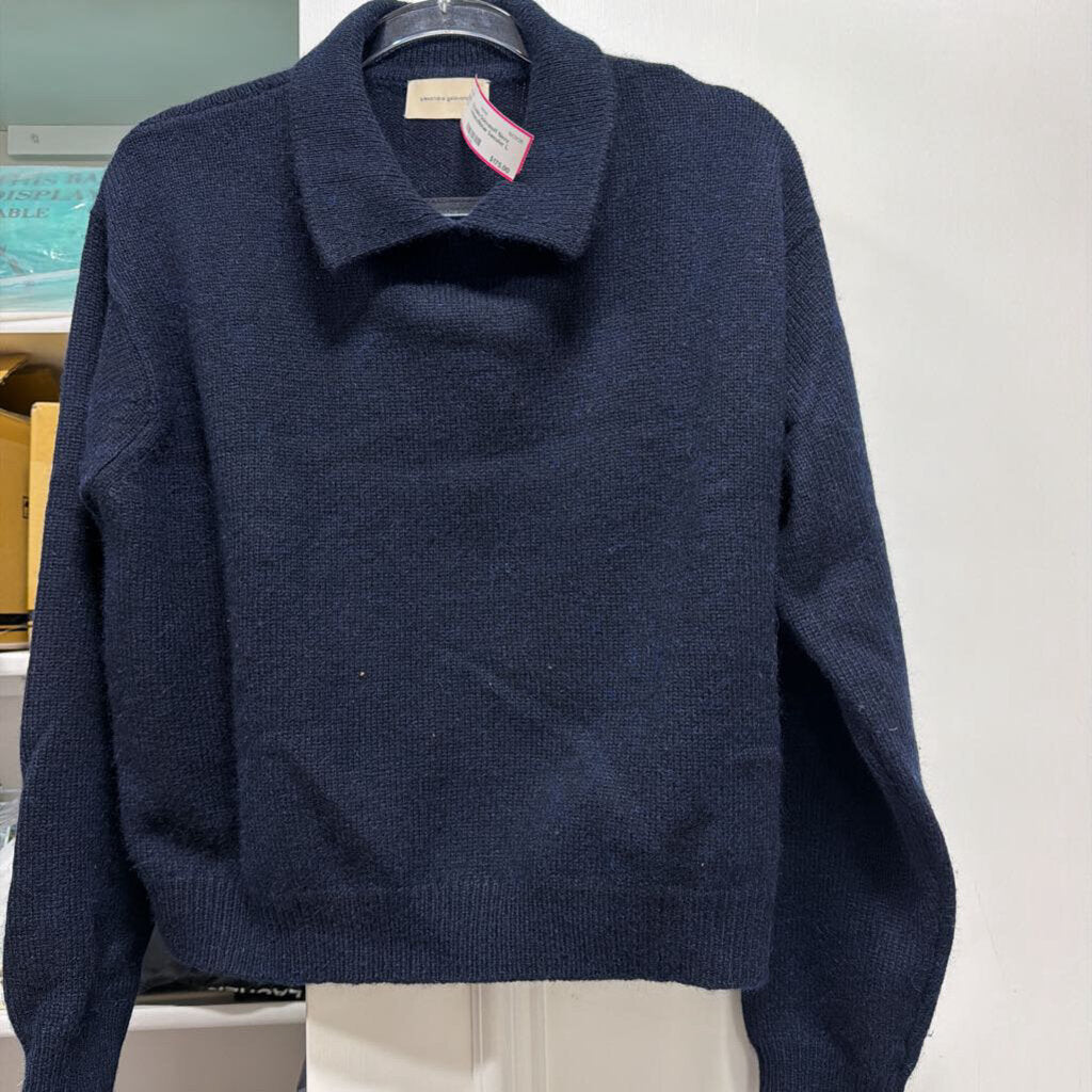 Navy Cashmere/Mohair Sweater