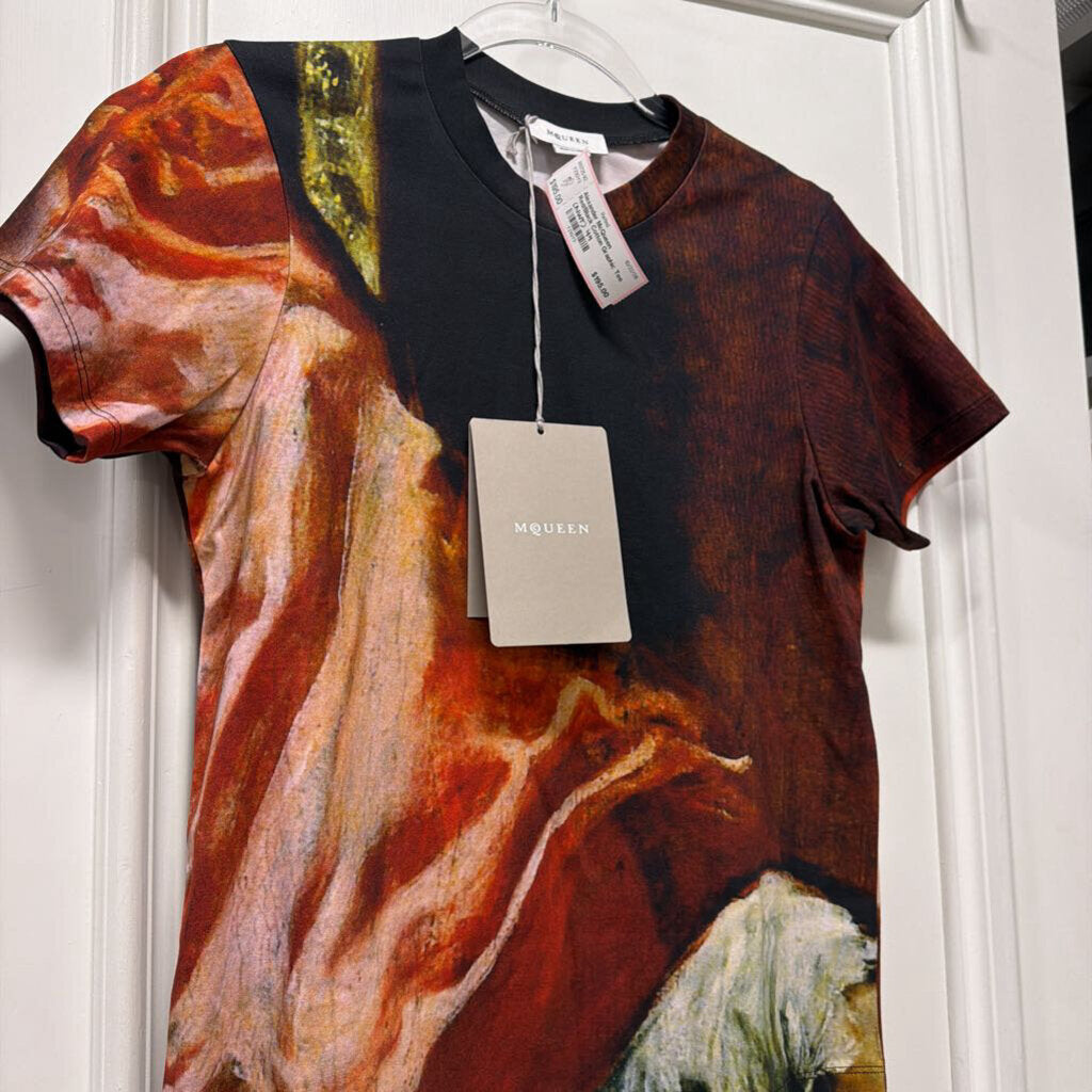 Red/Black Cotton Graphic Tee (NWT)