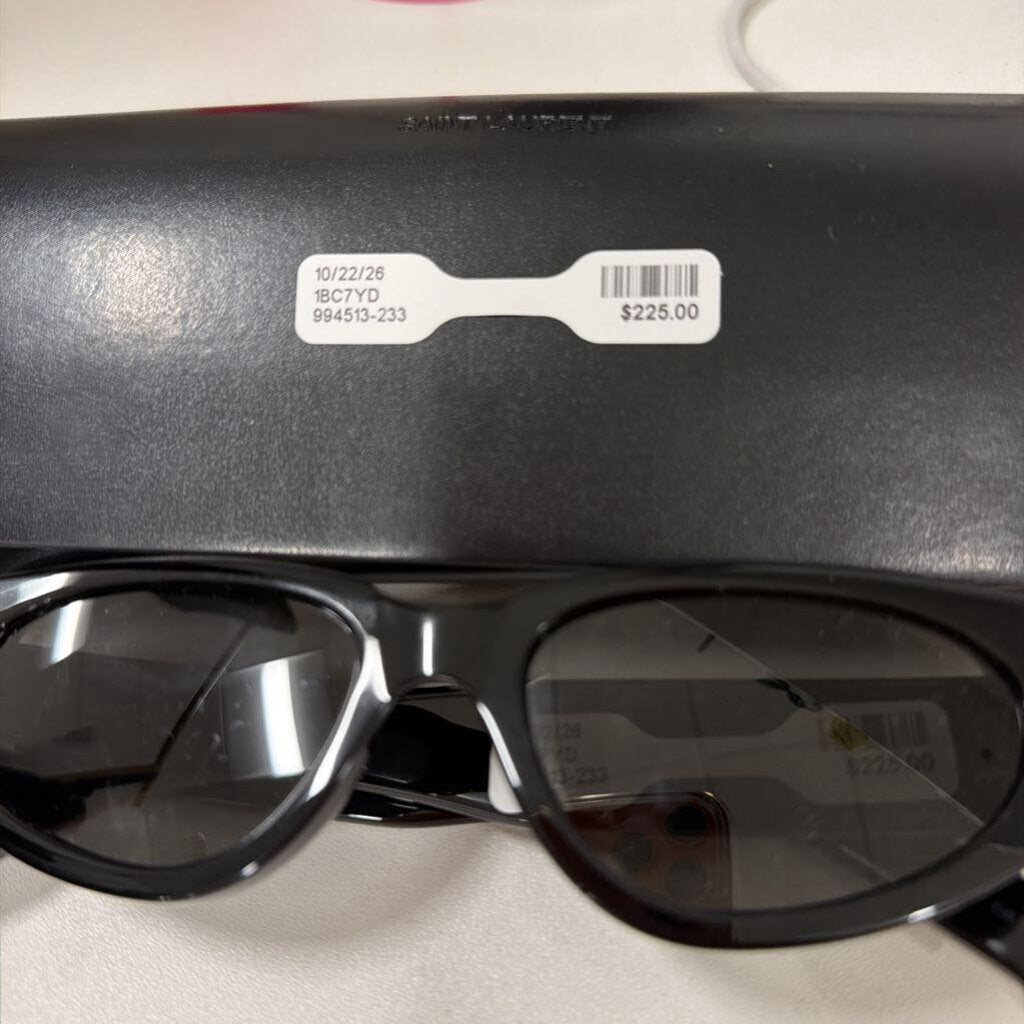 Black Rim Sunglasses w/ Case