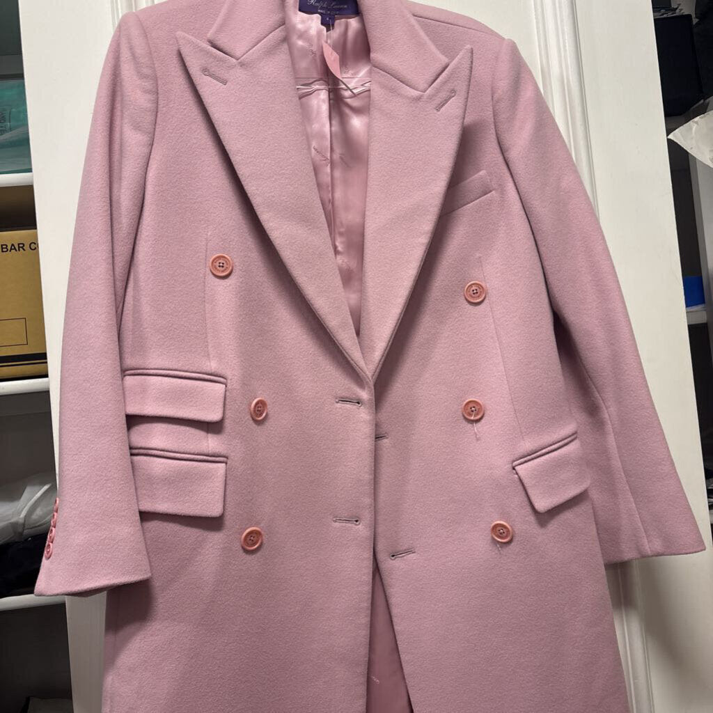 Pink Wool Coat