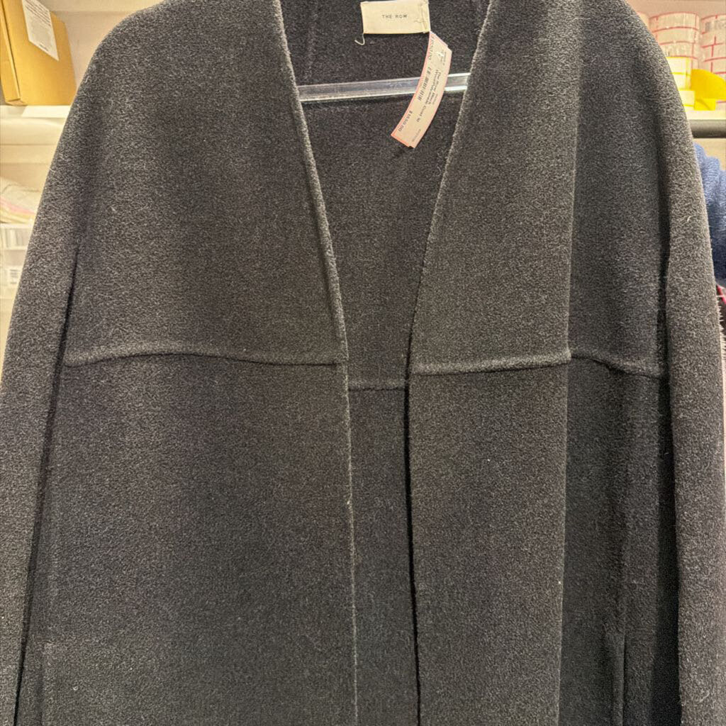 Black Wool/Polyamide Coat