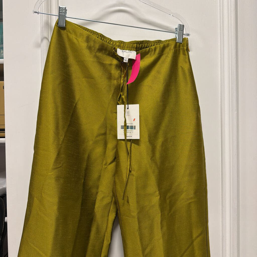 Green Rayon Drawstring Pant (NWT)