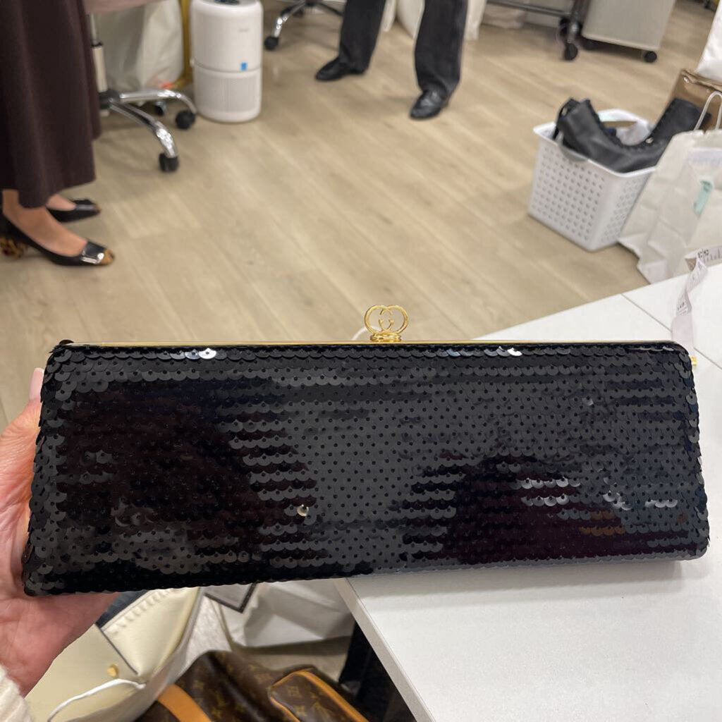 Black Sequin Evening Bag (est 4550)