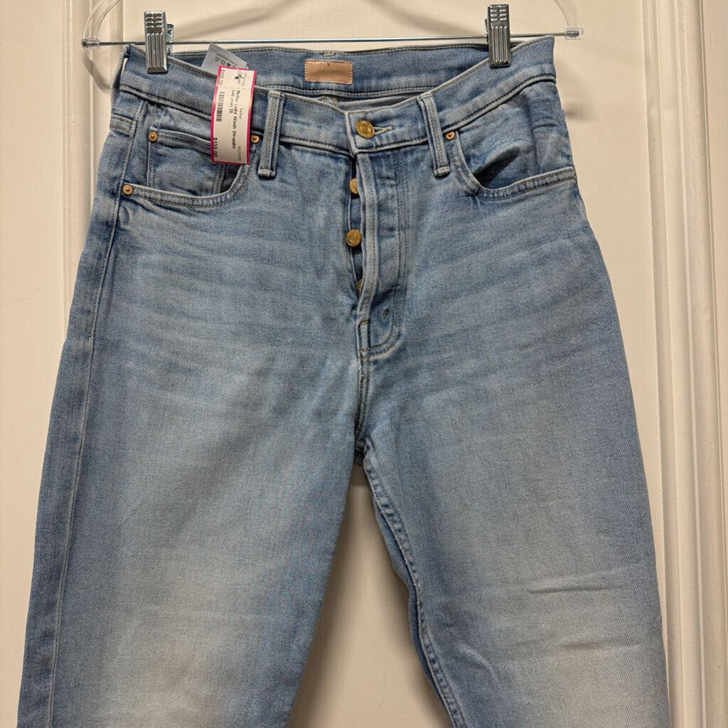 Light Wash Straight Leg Jean