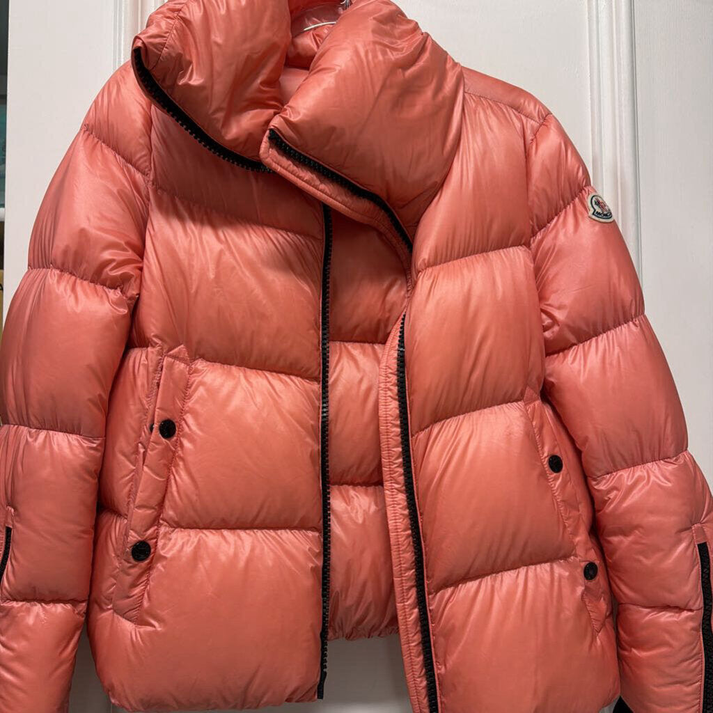 Pink Nylon Puffer Jacket, 2