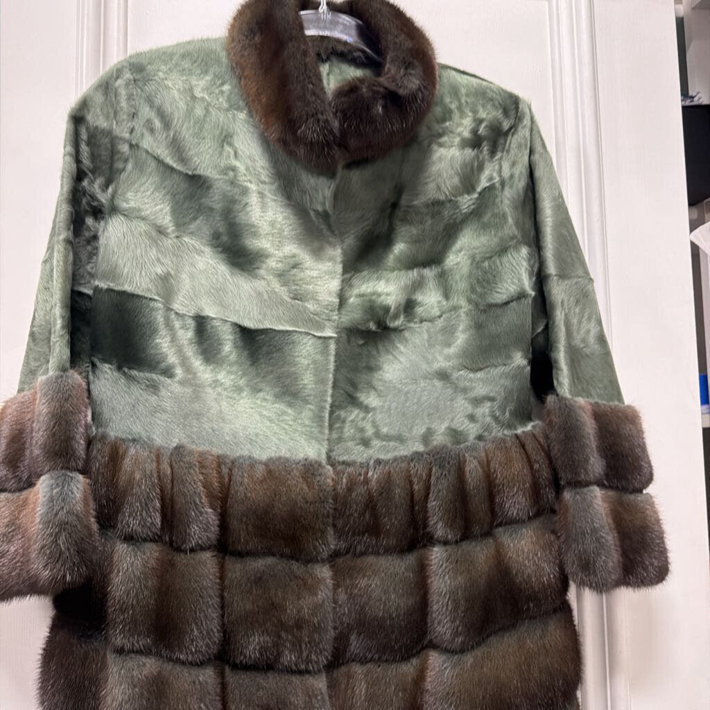 Brown Fur Trim Jakcet, M