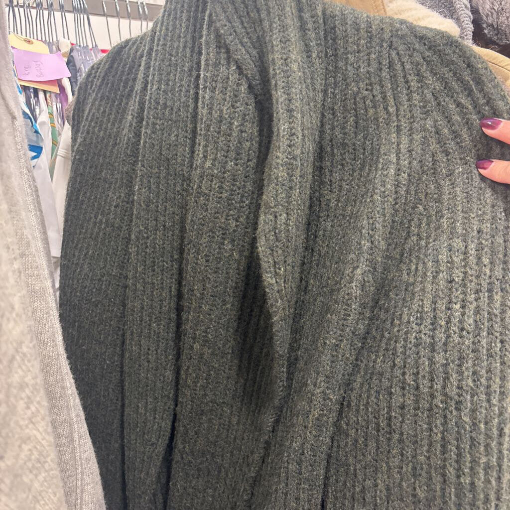 Green Cardigan Sweater