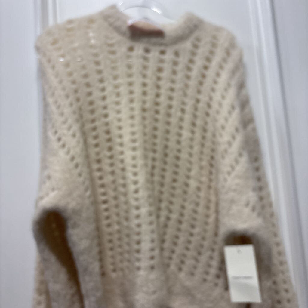 Cream Alpaca Blend Sweater (NWT)