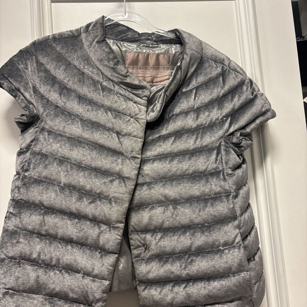 Gray Velvet SS Puffer Coat