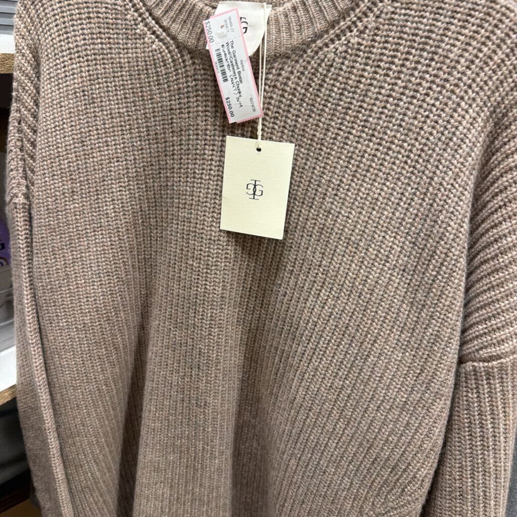 Beige Wool//Cashmere Chunky Sweater (NWT)