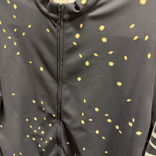 Black/Multi Polyamide Logo Zip Top
