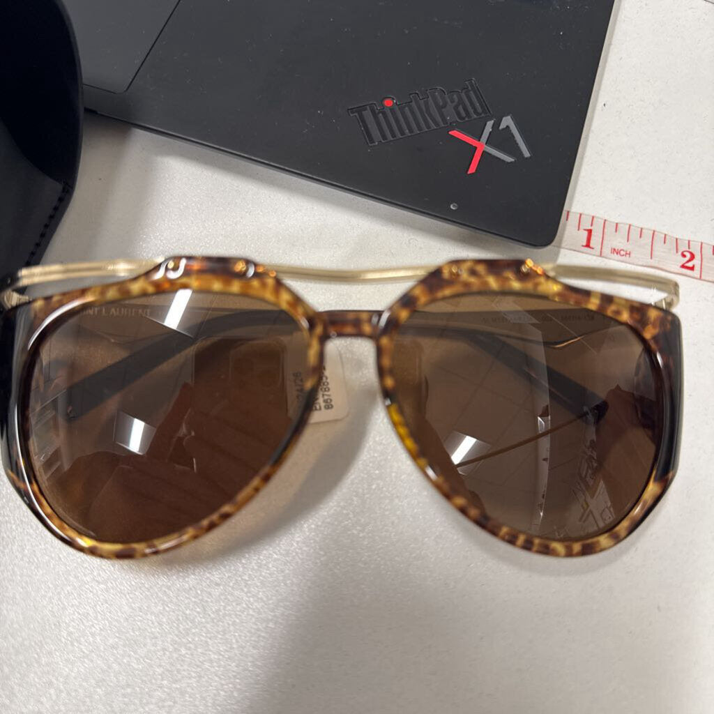 Brown Tortoise Aviator Sunglasses