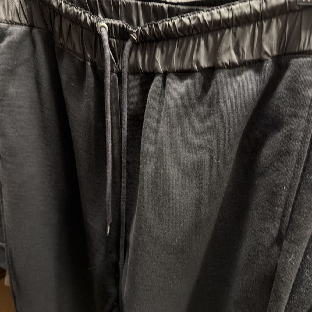 Black Cotton Jogger Pants