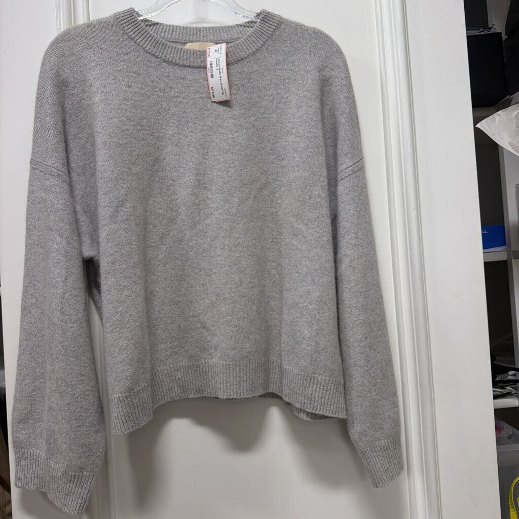 Gray Wool/Yak Sweater