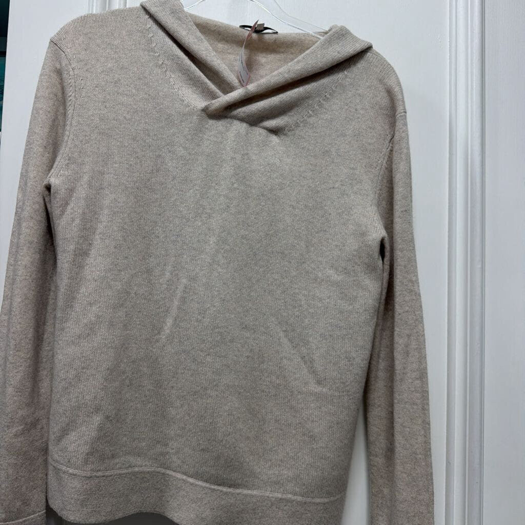 Grey Wool/Cashmere Sweater w/ Hood
