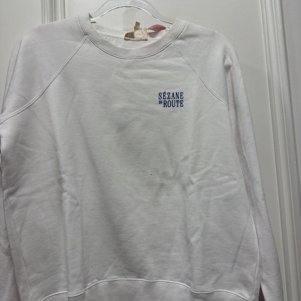 White Graphic Sweatshirt