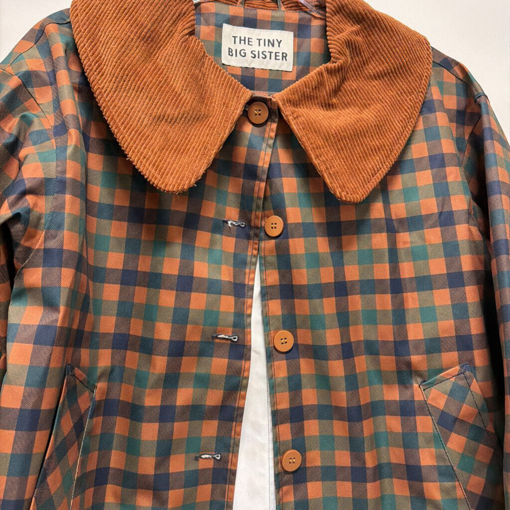 Orange Plaid Jacket