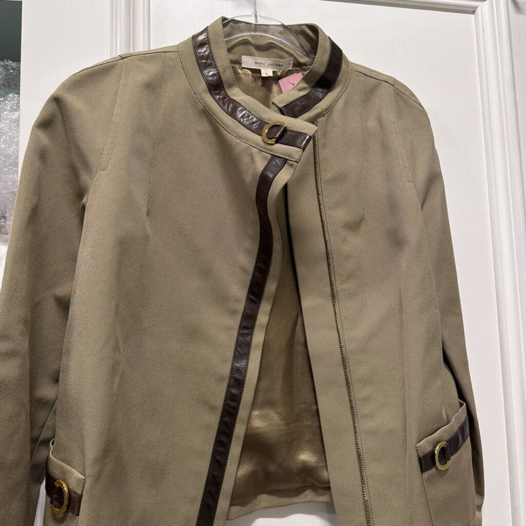 Vintage Tan Cotton/Poly Twill Jacket
