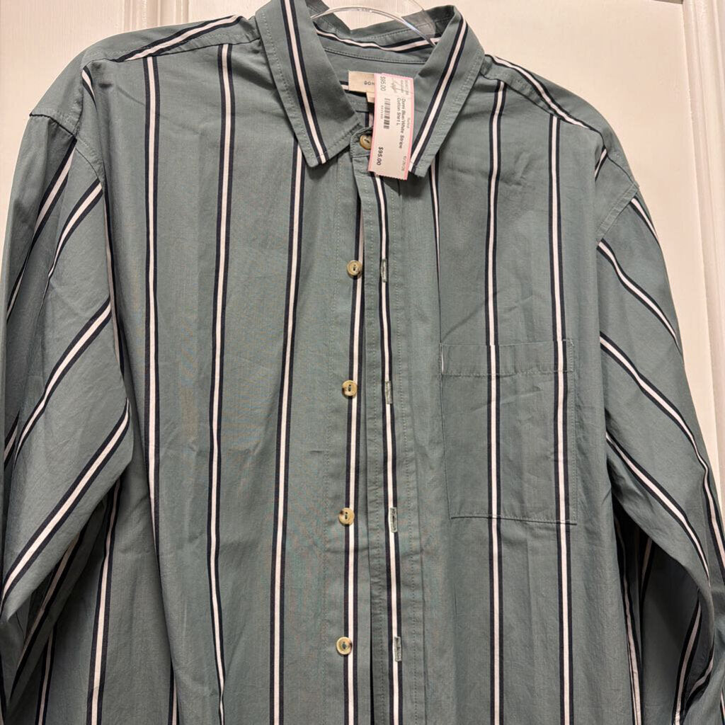 Blue/White Stripe Cotton Shirt