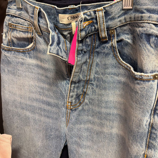 Blue Mixed Denim Jean