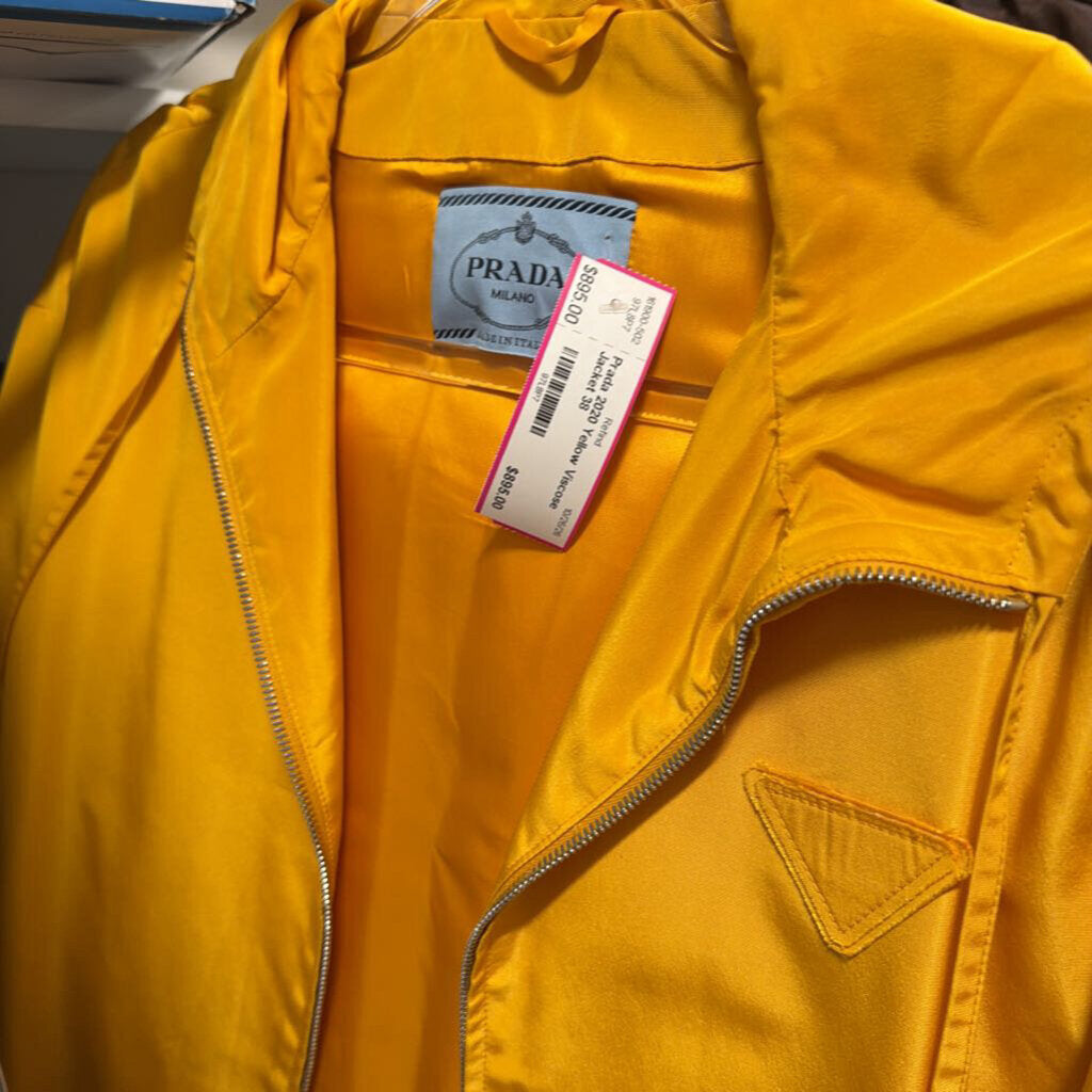 2020 Yellow Viscose Jacket
