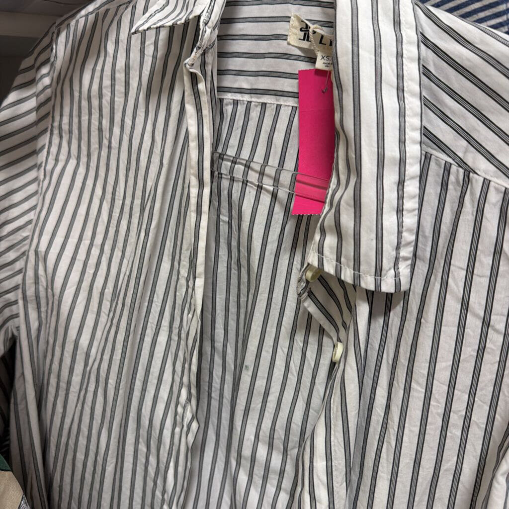 White Stripe Cotton Shirt