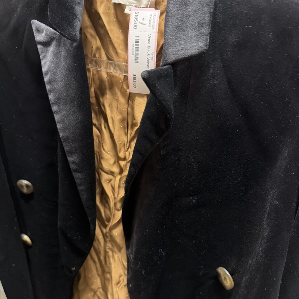 Black Velvet Blazer