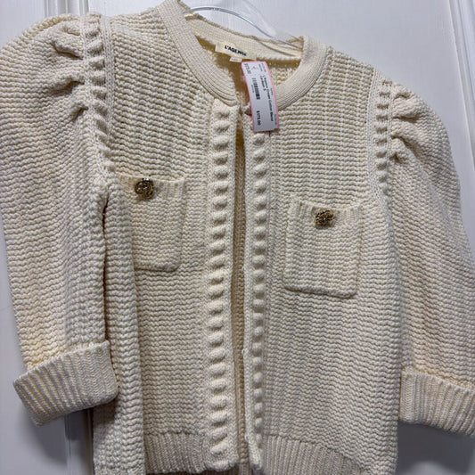 Cream Cotton Blend Cardigan