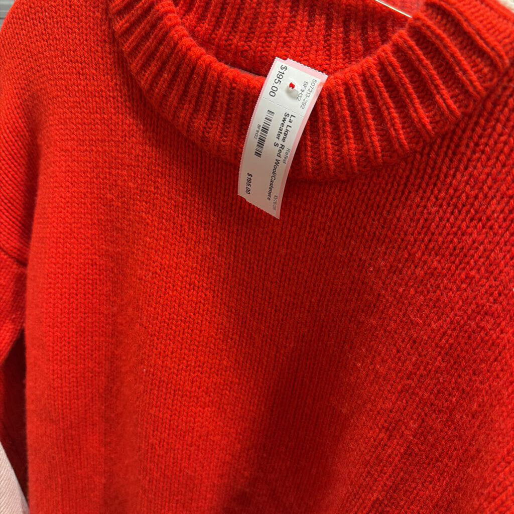 Red Wool/Cashmere Sweater