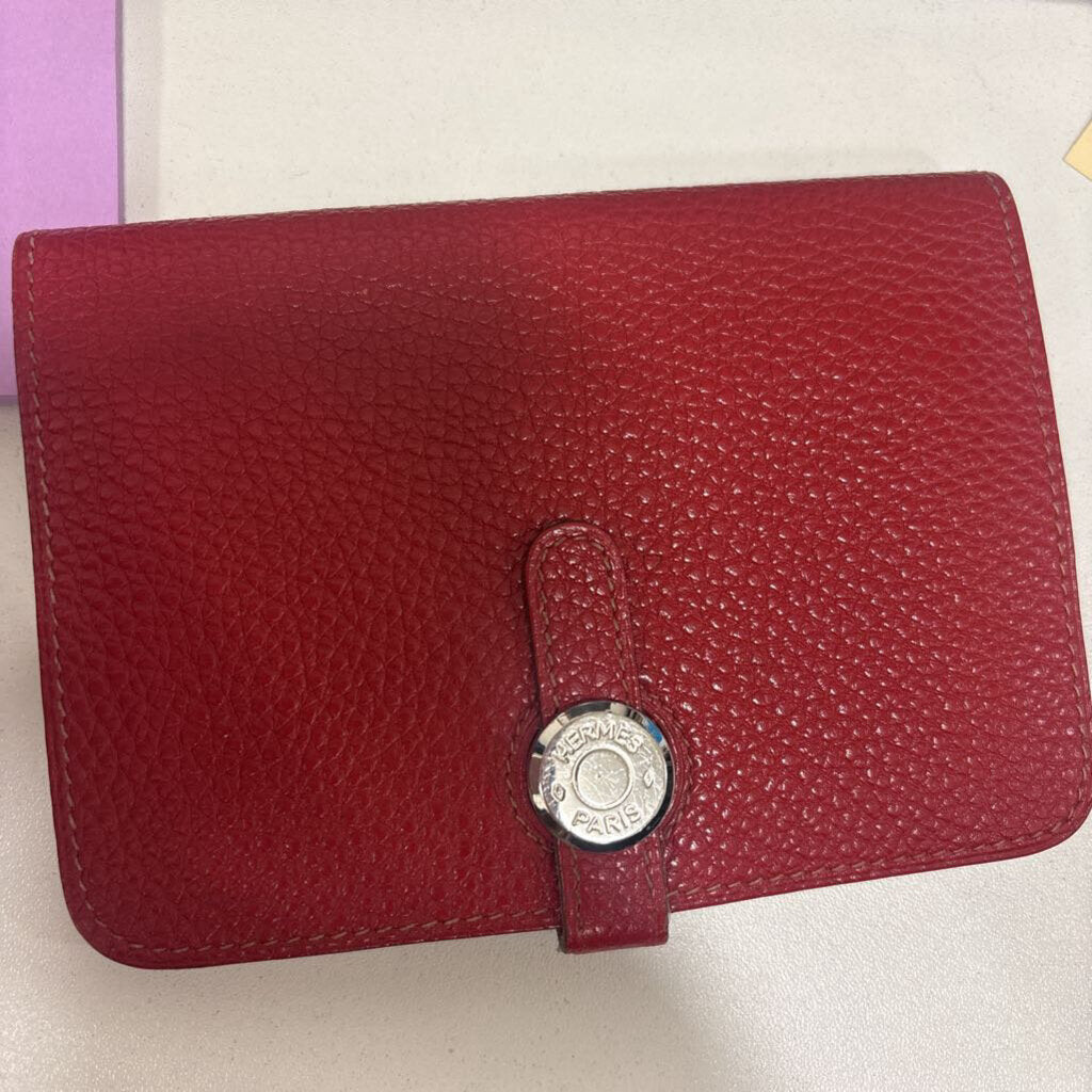 Red Leather Dogon Wallet