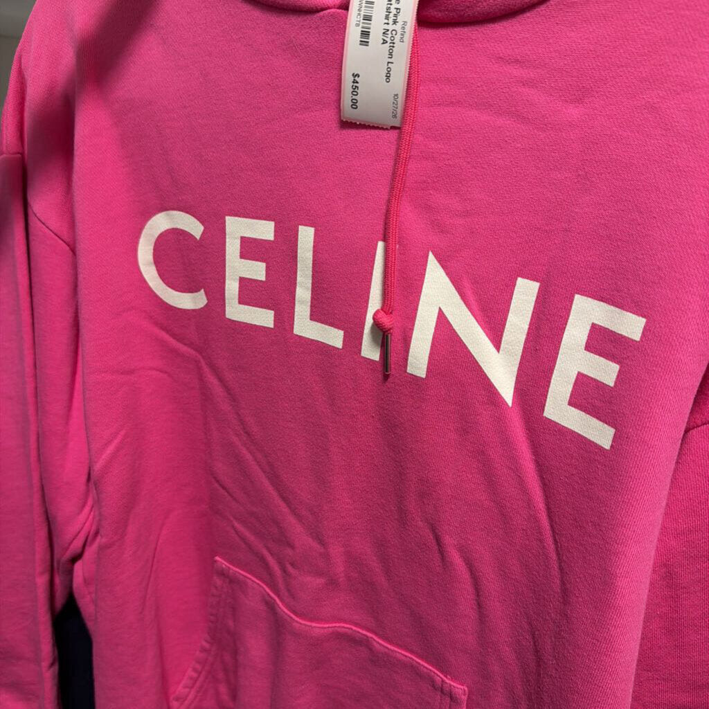 Pink Cotton Logo Sweatshirt