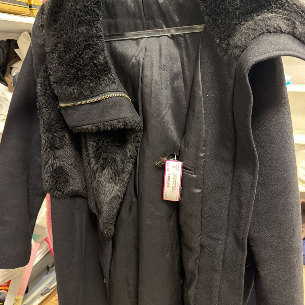 Black Acrylic/Wool Coat