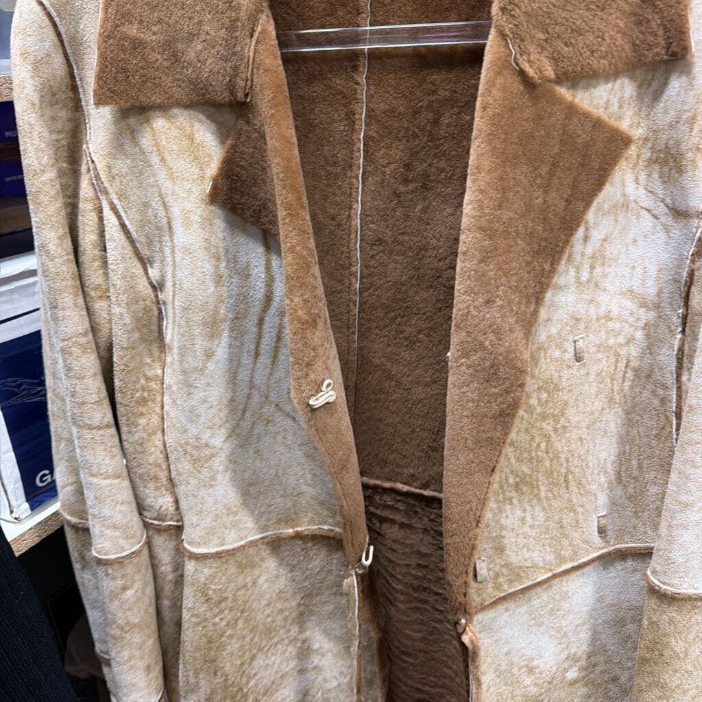 Brown Leather Shearling Jacket
