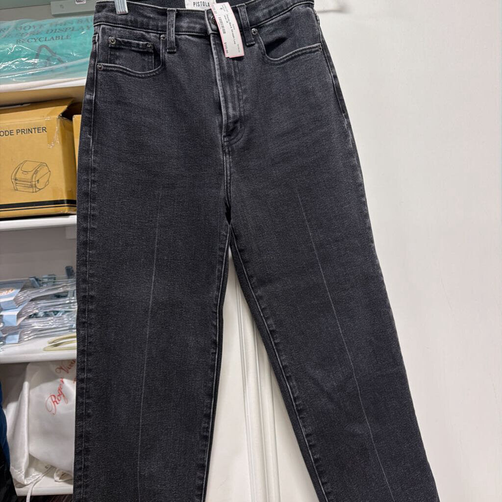 Black Straight Leg Jean