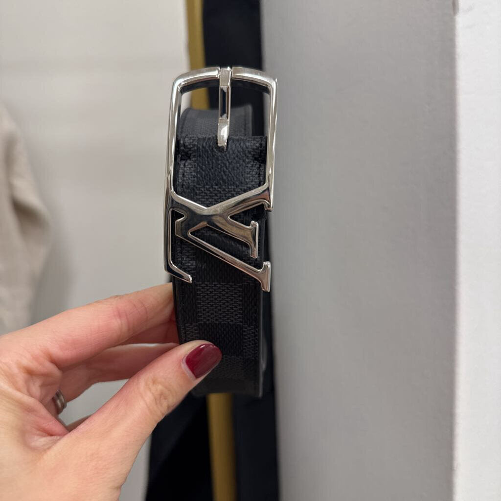 Louis Vuitton Black Damier Belt, 90