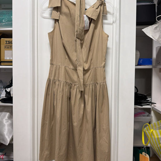 2011 Beige Cotton/Polyamide Midi Dress